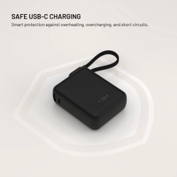 FIXED Zen 10 Loop USB-C 10000mAh 30W s LCD displejom a integrovaným káblom