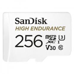 SanDisk High Endurance Video MicroSDXC 256GB Class 10 U3 V30 (r100/w40)