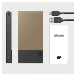 GP M2+ Series USB-C 10000mAh, béžový 22.5W