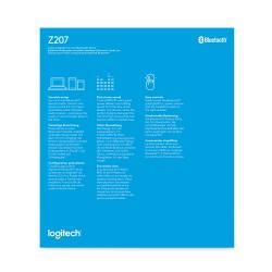 Logitech Z207 Audio System 2.0 with Bluetooth black