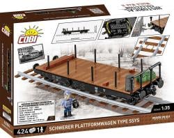 Cobi Cobi 6284 Schwerer plattformwagen type SSYS, 1:35, 424 k, 1 f