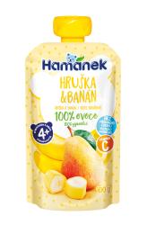 3x HAMÁNEK Hruška & banán 100 g