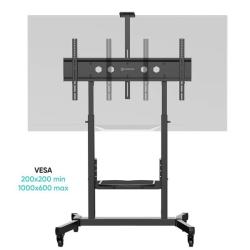Onkron TS1991 mobilný stojan pre TV 50"-100", čierny, VESA max 1000x600  + doručenie zadarmo 