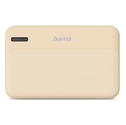 Hama Pocket 10 USB-C 10000mAh 2.1A pieskový