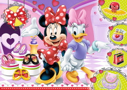 Trefl Trefl Glitrové puzzle - Minnie a drobnosti / Disney Minnie