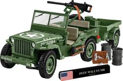 Cobi Cobi Willys MB s prívesom & M2 delo, 1:12, 1510 k