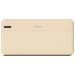 Hama Pocket 20 USB-C 20000mAh 2.1A pieskový