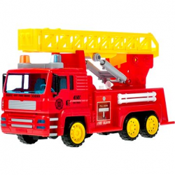 MIKRO -  Auto hasiči 36cm, zotrvačník, rebrík