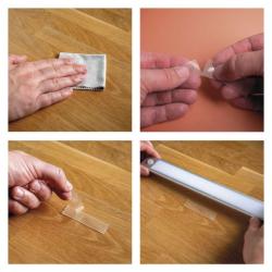 Emos Dvojstranná NANOGRID páska 19mm / 3m priehľadná