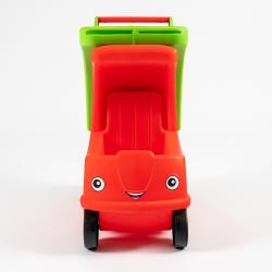 Doloni DOLONI Detské auto s košíkom zeleno-červené