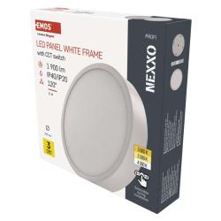 Emos NEXXO, okrúhle, biele, 21W, CCT
