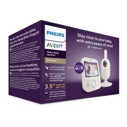 Philips AVENT Pestúnka detská video SCD891/26+NATTOU Uspávačik 4v1 Sleepy Bear Pale Brown 0m+