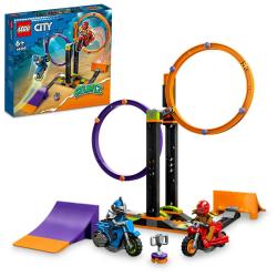 LEGO LEGO® City 60360 Kaskadérska výzva s rotujúcimi kruhmi