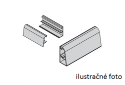 LISTA PD PVC OPLAST.4UDB - 1m (922623)