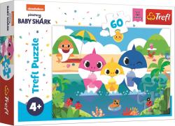 Trefl Trefl puzzle 60 dielikov - Baby Shark s rodinou na dovolenke