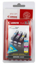 Canon CLI-521 set CMY
