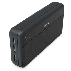 Hama Pocket 20 USB-C 20000mAh 2.1A čierny