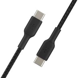 Belkin kábel USB-C to USB-C 1m opletený čierny