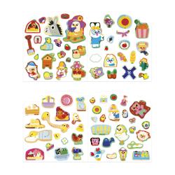 Janod Janod Stickers Samolepky Farma 70 ks od 3 rokov