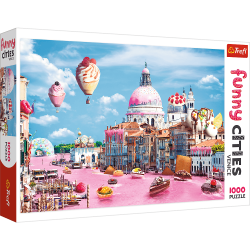 Trefl Trefl Puzzle 1000 Crazy City - Sladkosti v Benátkach