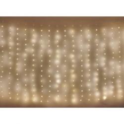 Emos LED vianočná nano reťaz – záclona 2.9x2m, vonkajšia aj vnútorná, teplá biela, programy