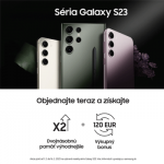Predobjednávky na smartfón Samsung série Galaxy S23  - dvojnásobná pamäť výhodnejšie
