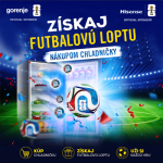 Replika futbalovej lopty MS 2026 k  vybraným chladničkám Hisense a Gorenje