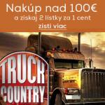 Nakúp nad 100€ a získaj 2x lístok na Truck Country  za 1cent