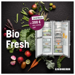 Získaj až 200€ späť za nákup chladničky Liebherr s funkciou BioFresh 
