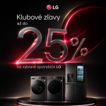 Zľavy až do 25% na bielu techniku LG s kódom v košíku  
