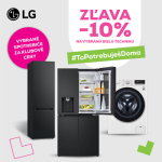 Zľava 10% na vybrané spotrebiče LG