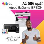 Získaj späť až 58€ z ceny tlačiarne EPSON