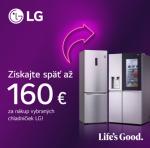Získajte späť až 160€ nákupom spotrebičov LG