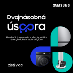 Dvojnásobná úspora so spotrebičmi Samsung