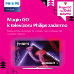 Magio GO na 30 dní zadarmo k televizoru Philips Ambilight