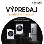 Výpredaj posledných kusov vybraných spotrebičov Samsung 