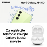 Predobjednaj Samsung Galaxy A54 5G a získaj bezdrôtové slúchadlá zadarmo