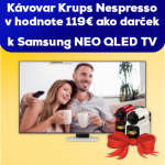 Darček k Samsung NEO QLED TV rady QN85B a QN90B  Nespresso kávovar