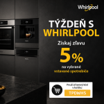 Vybrané Whirlpool spotrebiče s 5% zľavou