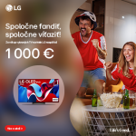 Cashback až do 1000€ na vybrané novinky LG TV